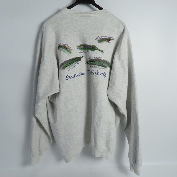 実際に弊社で買取させて頂いたHanes/ヘインズ 90s プリント スウェット 古着 ヴィンテージの画像 1枚目