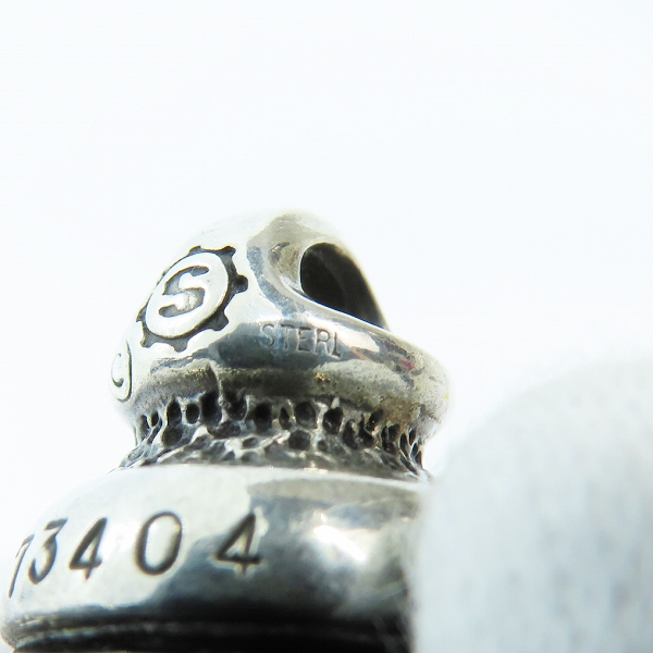 実際に弊社で買取させて頂いたSTARLINGEAR/スターリンギア ミニマーブルスカルペンダントの画像 4枚目