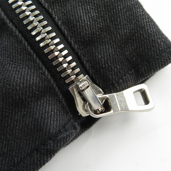 実際に弊社で買取させて頂いたBALMAIN/バルマン 15SS コーティング加工 ライダースジャケット S5HT245C710W/Sの画像 7枚目