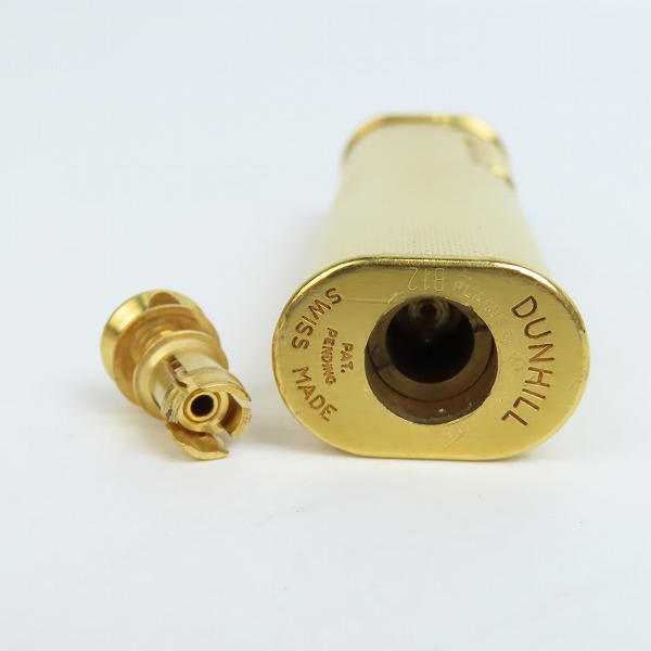 実際に弊社で買取させて頂いたdunhill/ダンヒル サイドローラーガスライター ゴールドの画像 6枚目