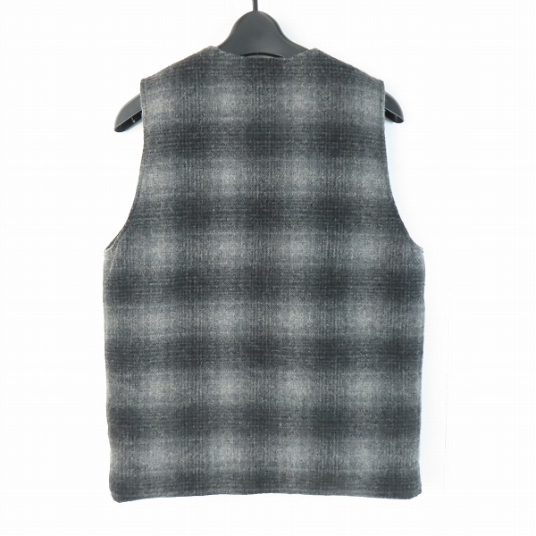 実際に弊社で買取させて頂いたCHALLENGER/チャレンジャー オンブレチェック シンサレート ベスト CLG-JK010-011/Sの画像 1枚目