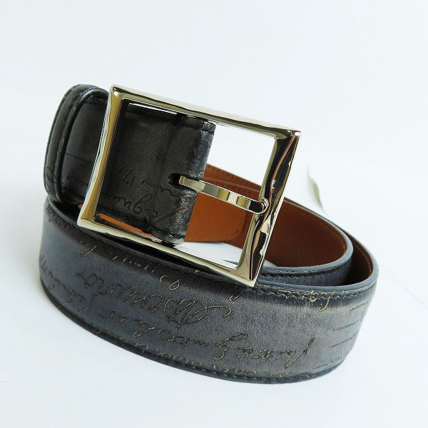 実際に弊社で買取させて頂いたberluti/ベルルッティ カリグラフィー レザーベルト 85 34