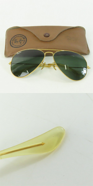 実際に弊社で買取させて頂いたRay-Ban/レイバン B&L/ボシュロム社製 ティアドロップ型 サングラスの画像 9枚目