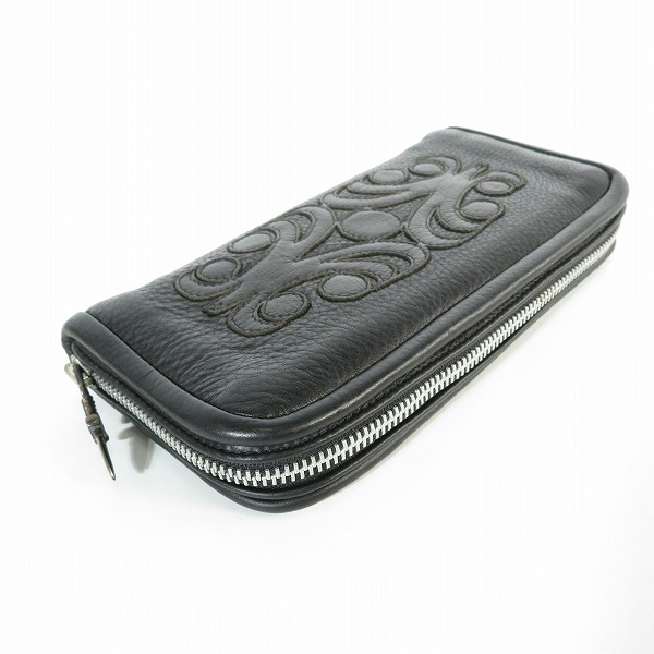 実際に弊社で買取させて頂いたSTANLEY GUESS/スタンリーゲス ラウンドジップウォレット フィリグリーパッチ の画像 3枚目