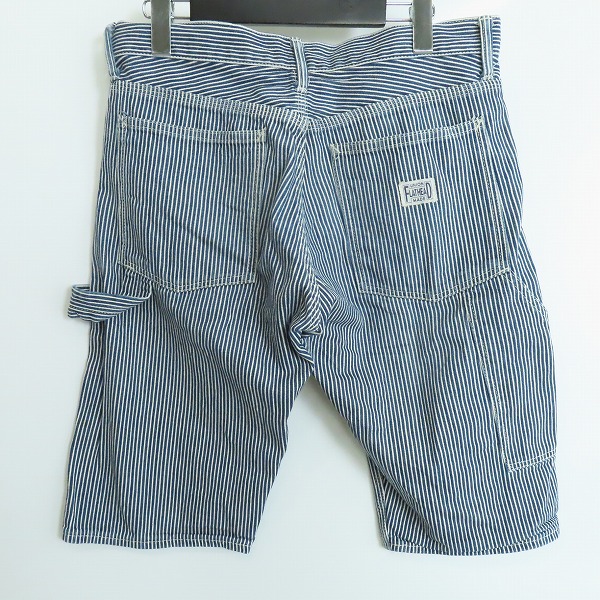 実際に弊社で買取させて頂いたTHE FLAT HEAD/フラットヘッド ストライプ コットン ハーフパンツ/32の画像 1枚目