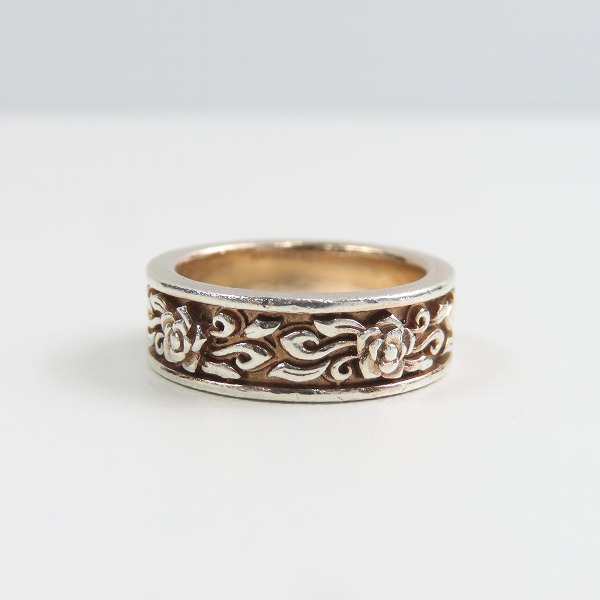 実際に弊社で買取させて頂いたDEAL TEARS/ディールティアーズ スクロール ローズ シルバー リング 12.5号の画像 3枚目