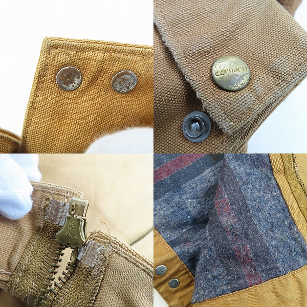 実際に弊社で買取させて頂いた【難有り】Carhartt/カーハート 80s~90s DETROIT JACKET デトロイトジャケットの画像 6枚目