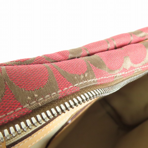 実際に弊社で買取させて頂いたCOACH/コーチ ハンドバッグ トートバッグ シグネチャー E1R-6097 の画像 8枚目