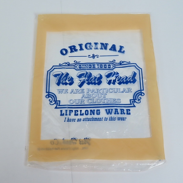 実際に弊社で買取させて頂いた【未使用】THE FLAT HEAD/フラットヘッド バックプリントデザイン ハーフスリーブ Tシャツ 40の画像 5枚目