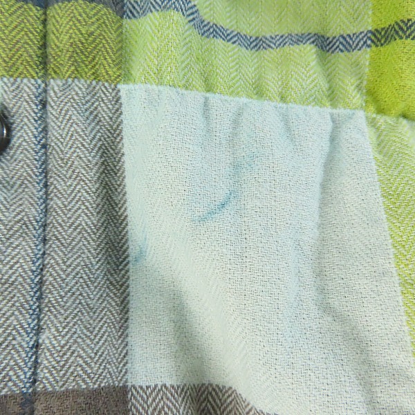 実際に弊社で買取させて頂いたL.G.B./ルグランブルー スナップボタン チェックシャツ Shirt-G /DRESS 4823KOD/1の画像 8枚目