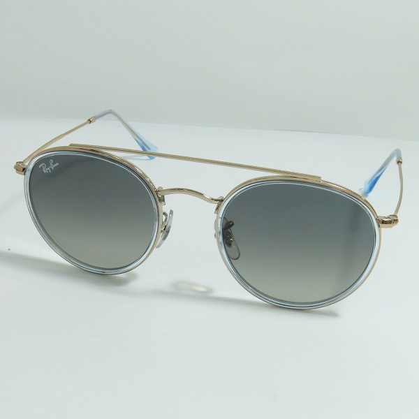 実際に弊社で買取させて頂いたRay-Ban/レイバン Round Double Bridge サングラス/アイウェア RB3647-N