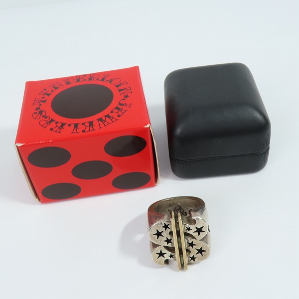 実際に弊社で買取させて頂いたTENDERLOIN/テンダーロイン 8K×シルバー ダラーリング 17-18.5号の画像 9枚目