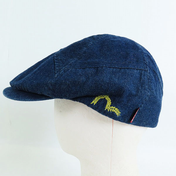 実際に弊社で買取させて頂いたEVISU/エヴィス カモメ デニム ハンチング キャップの画像 1枚目