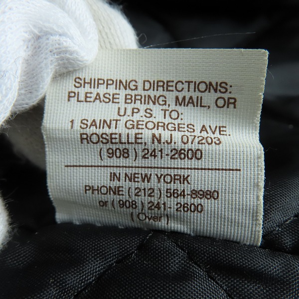 実際に弊社で買取させて頂いたPERFECTO by Schott/パーフェクト バイ ショット ダブルライダースジャケット ブラック 40の画像 3枚目