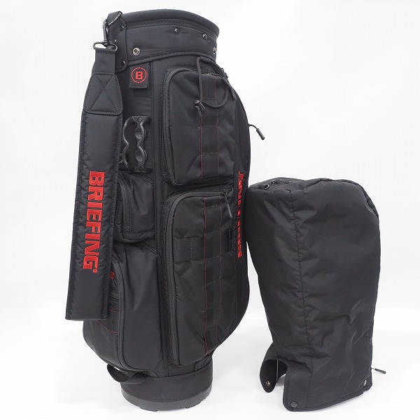 実際に弊社で買取させて頂いたBRIEFING/ブリーフィング CR-6 ゴルフ 8.5型 5分割キャディバッグ ブラック