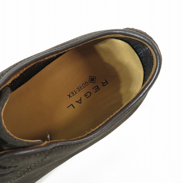 実際に弊社で買取させて頂いたREGAL/リーガル  GORE-TEX/ゴアテックス スエード シューズ NC22F 50AL/26の画像 4枚目