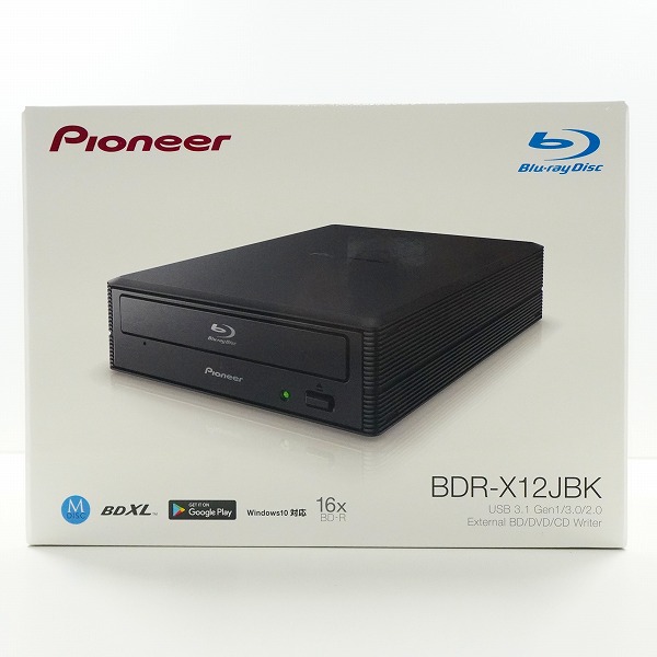 実際に弊社で買取させて頂いた【未開封】Pioneer/パイオニア BDR-X12JBK 外付け BDドライブ ブルーレイディスクドライブ