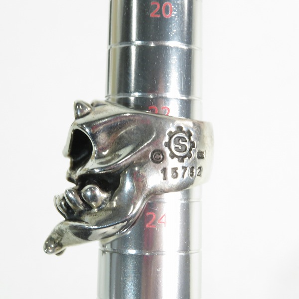 実際に弊社で買取させて頂いたSTARLINGEAR/スターリンギア パンチャー デビルブルーザー リング 22-24.5号の画像 8枚目