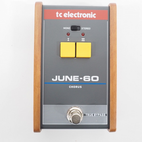 実際に弊社で買取させて頂いた【美品】tc electronic/ ティーシーエレクトロニック JUNE-60 CHORUS コーラス エフェクター/動作確認済の画像 1枚目