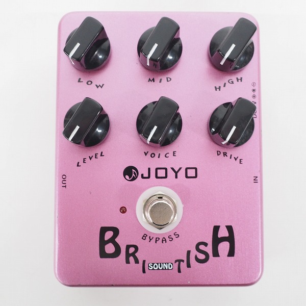 実際に弊社で買取させて頂いたJOYO/ジョーヨ JF-16 BRITISH Sound/ブリティッシュサウンド アンプシュミレーター エフェクター【動作確認済】