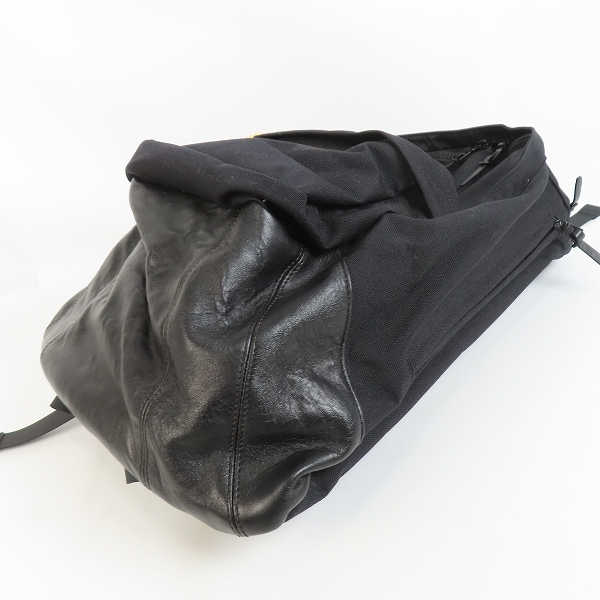 実際に弊社で買取させて頂いたvisvim/ビズビム BALLISTIC 22L/バリスティック レザー切り替え リュックサック/バックパックの画像 2枚目