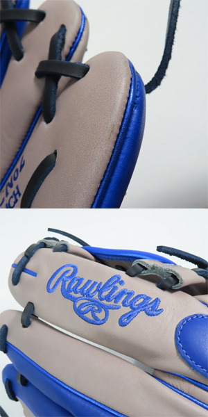 実際に弊社で買取させて頂いたRawlings/ローリングス HYPER TECH COLOR SYNC 軟式 内野手用 グローブ/グラブ GR4HTCN62の画像 9枚目