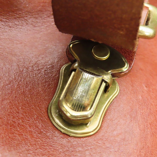 実際に弊社で買取させて頂いたHERZ/ヘルツ 半かぶせの二本ベルト リュック/レザー バックパック R-152の画像 7枚目