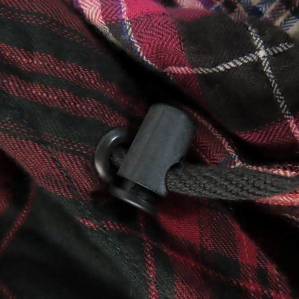 実際に弊社で買取させて頂いたL.G.B./ルグランブルー フーデッド チェック 長袖シャツ/パーカー Shirt-G/PK/M 6516HC/2の画像 7枚目