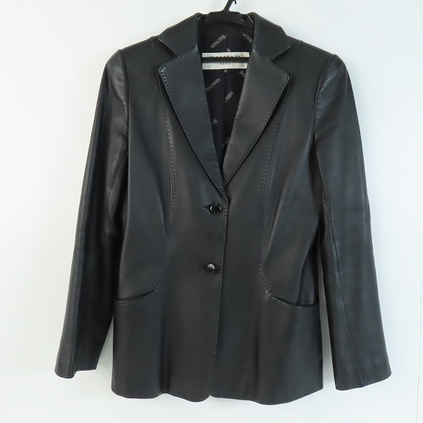 実際に弊社で買取させて頂いたBALMAIN/バルマン 羊革/シルク レザージャケット/M