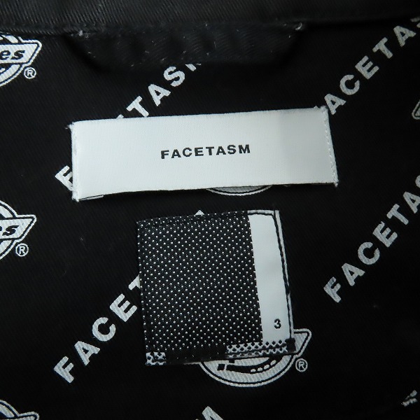 実際に弊社で買取させて頂いたFACETASM×DICKIES/ファセッタズム×ディッキーズ RIB COACH JACKET リブ コーチジャケット /FNT-JK-U03/3の画像 2枚目