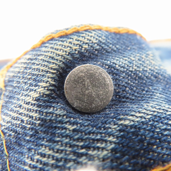 実際に弊社で買取させて頂いたLEVI'S/リーバイス 501 ボタン裏刻印4 70s ボタンフライ 足長R デニムパンツの画像 4枚目