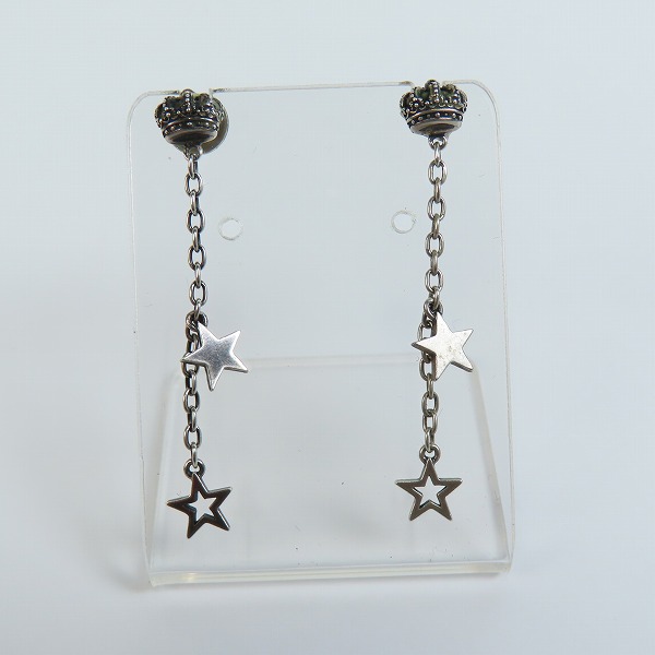 実際に弊社で買取させて頂いた【ギャラ付き】Justin Davis/ジャスティンデイビス 2 STARLET スターレット クラウンピアス SEJ816/2点セットの画像 1枚目