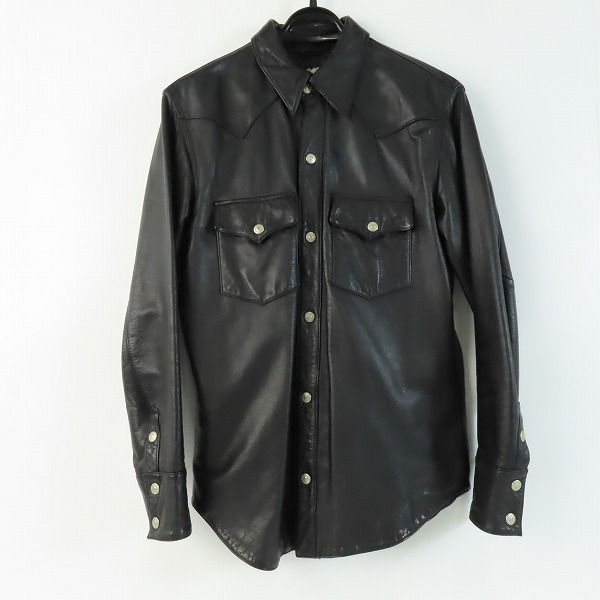 実際に弊社で買取させて頂いたHARLEY-DAVIDSON/ハーレーダビッドソン 牛革 レザー シャツジャケット