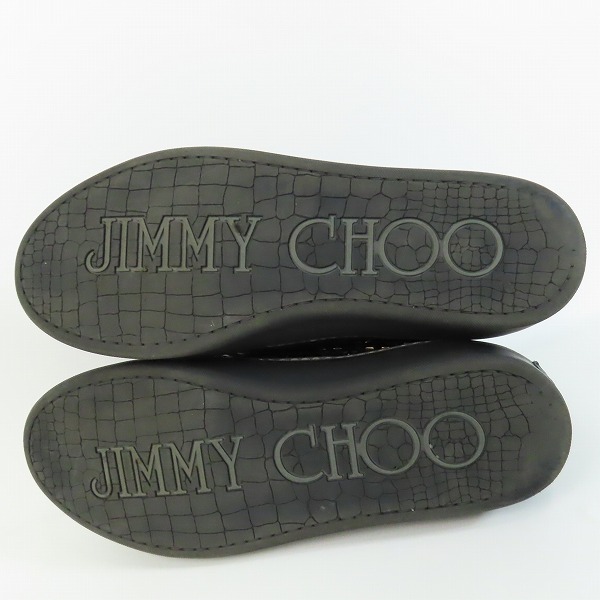 実際に弊社で買取させて頂いたJIMMY CHOO/ジミーチュウ スタースタッズ ハイカットスニーカー/42.5の画像 2枚目