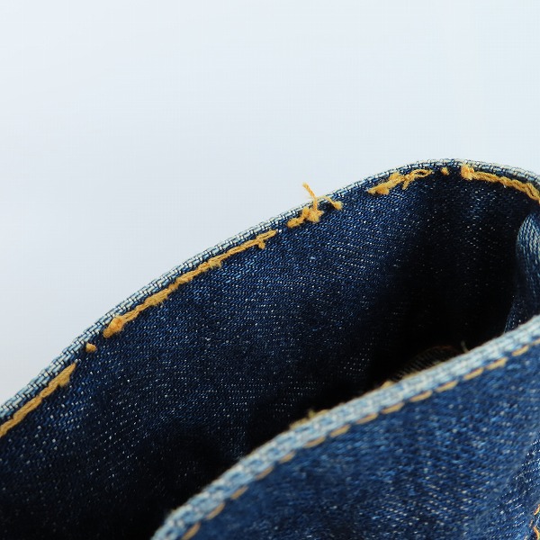 実際に弊社で買取させて頂いたEVISU/エヴィス ジップアップ デニム ジャケットの画像 9枚目