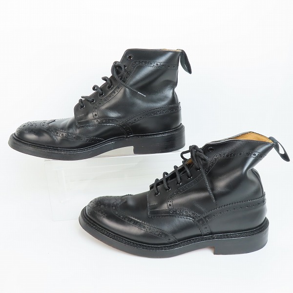 実際に弊社で買取させて頂いたTricker's/トリッカーズ STOW/ストウ ウイングチップ カントリーブーツ 5634 8.5の画像 3枚目