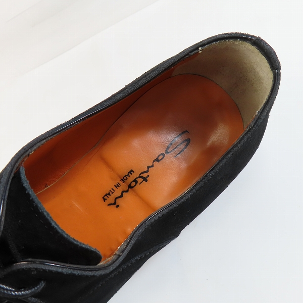 実際に弊社で買取させて頂いたSantoni/サントーニ 15004 ストレートチップ レザーシューズ/7.5の画像 4枚目