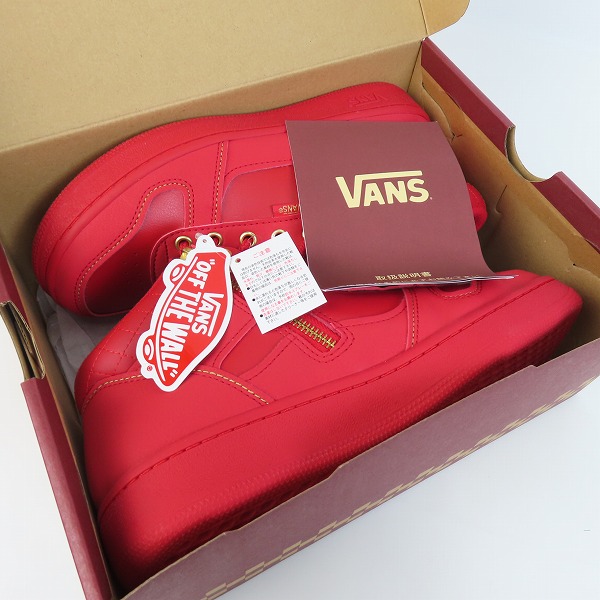 未使用】VANS×MAGNA/バンズ×マグナ スニーカー レッド V2204/567548