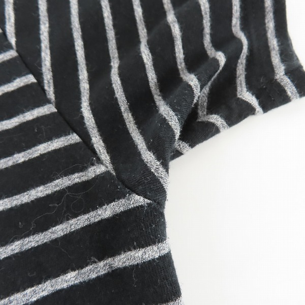 実際に弊社で買取させて頂いたSAINT LAURENT PARIS/サンローランパリ ボーダー Tシャツ 391248Y2MB1/Sの画像 6枚目