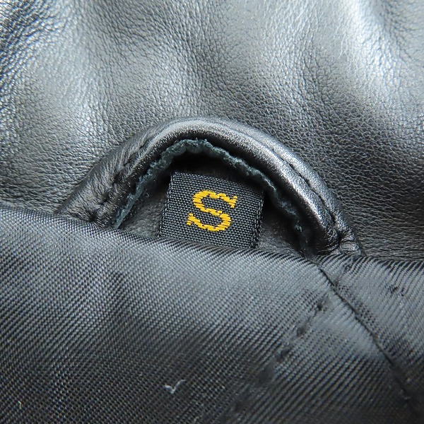 実際に弊社で買取させて頂いたHARLEY DAVIDSON/ハーレーダビッドソン レザージャケット/Sの画像 4枚目