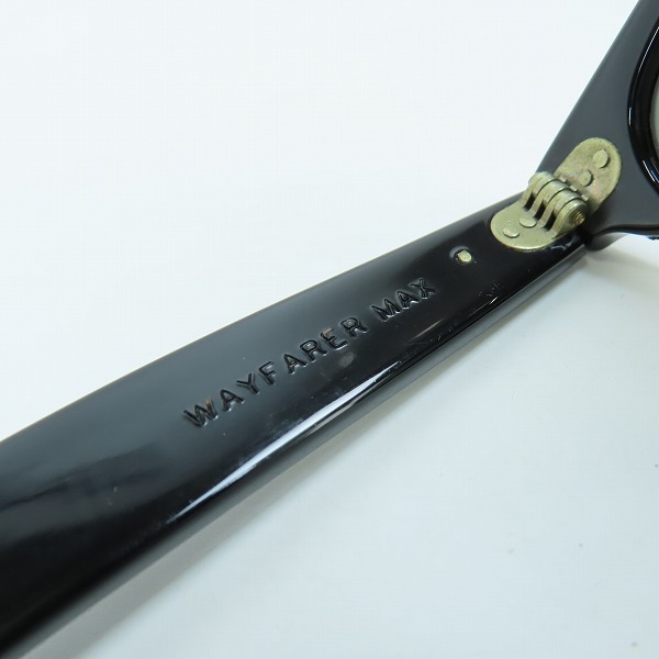 実際に弊社で買取させて頂いたRay-Ban/レイバン B&L/ボシュロム社製 WAYFARER MAX/ウェイファーラーマックス サングラス/アイウェア ブラックの画像 6枚目