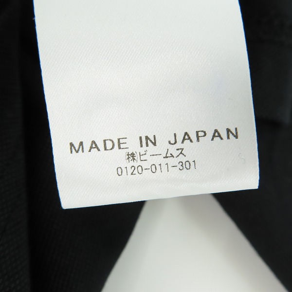 実際に弊社で買取させて頂いた【未使用】BEAMS GOLF/ビームスゴルフ 長袖ポロシャツ ブラック 82-12-0040-444-1920/Lの画像 4枚目