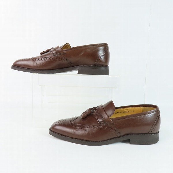 実際に弊社で買取させて頂いたBURBERRY/バーバリー タッセルローファー/レザーシューズ ウィングチップ BU1460/25の画像 3枚目