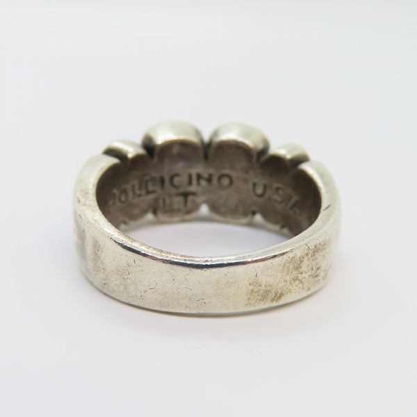 実際に弊社で買取させて頂いた【ギャラ付】LEATHERS AND TREASURES/レザーズ＆トレジャーズ Chevron Ring/シェブロンリング/23号の画像 3枚目