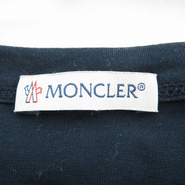 実際に弊社で買取させて頂いた【JPタグ】MONCLER/モンクレール MAGLIA T-SHIRT/ワッペン Tシャツ D10918032500 8390Y/XLの画像 2枚目