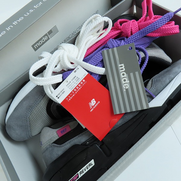 実際に弊社で買取させて頂いたNEW BALANCE×KITH×UNITED ARROWS＆SONS/ニューバランス 18AW スニーカー 997S Fusion/フュージョン M997SKH/27の画像 7枚目
