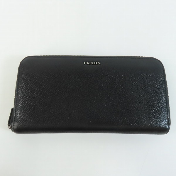 実際に弊社で買取させて頂いたPRADA/プラダ PORTAFOGLIO LAMPO ラウンドジップ ロングウォレット/長財布 2ML317
