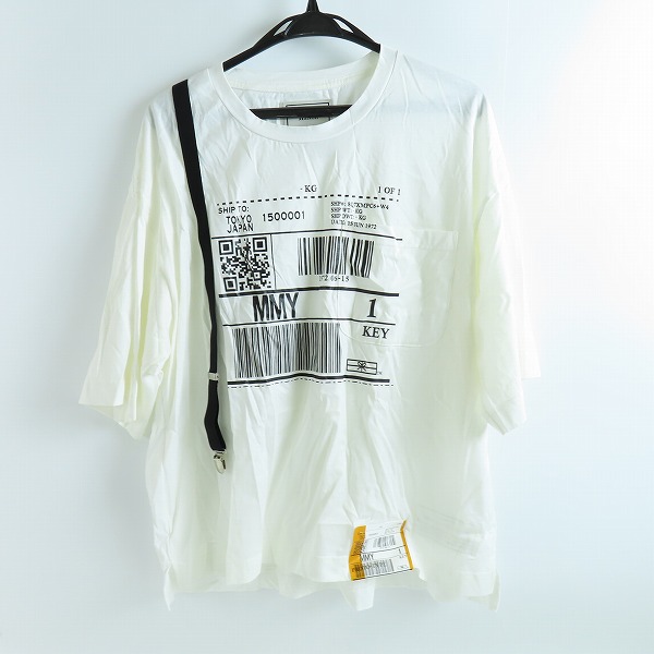 実際に弊社で買取させて頂いたMaison MIHARA YASUHIRO/メゾン ミハラヤスヒロ  VサスペンダーTシャツ/カットソー A01TS721/46