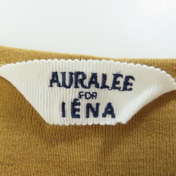 実際に弊社で買取させて頂いたAURALEE/オーラリー for IENA/イエナ カットソー A7SB01IE/1の画像 2枚目