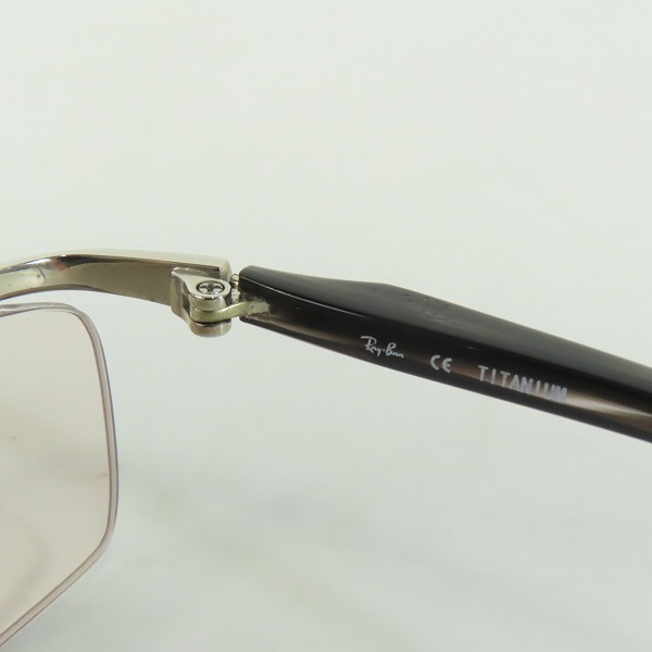 実際に弊社で買取させて頂いたRayBan/レイバン メガネフレーム/アイウェア チタニウム RB8621の画像 5枚目